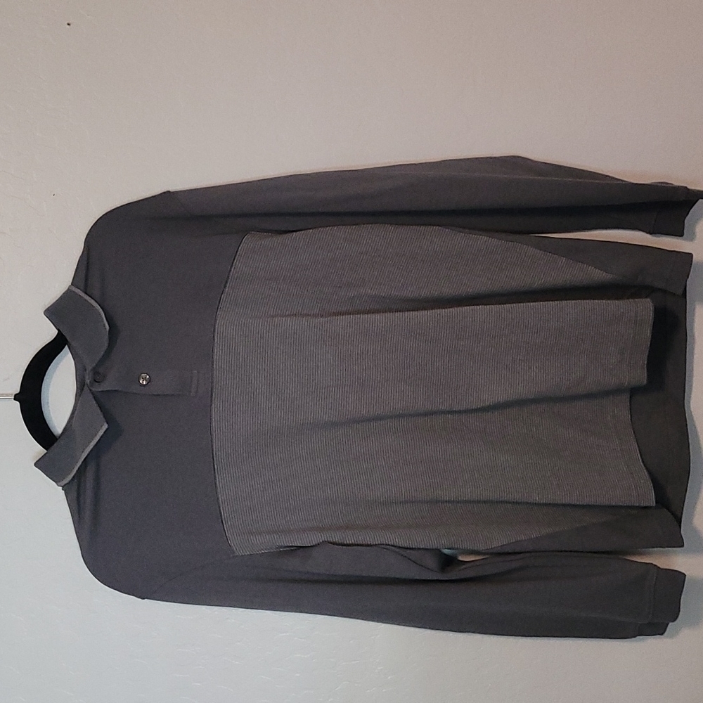 Van Heusen Long Sleeve Polo Classic Fit M